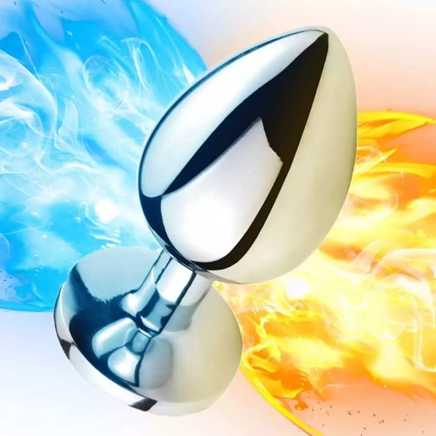 Anal Training Kits 3PCS Stainless Steel Anal Butt Plug Set with Jewelry Fetish Kinky Sex Toys for Beginners Advanced Users Romi 