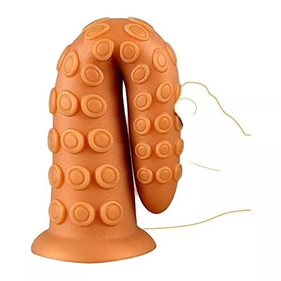 Anal Plug Sex Toys, Octopus Butt Plug G-spot Orgasm Masturbator with Octopus Shape Thread Circle Design&Strong Suction Cup Anal 