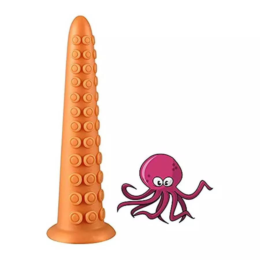 Anal Plug Sex Toys, Octopus Butt Plug G-spot Orgasm Masturbator with Octopus Shape Thread Circle Design&Strong Suction Cup Anal 