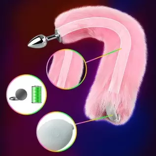 FST Sexy Fox Tail Anal Plug Sex Foreplay Glowing Adult Toys Fashion Role-Playing Alloy Anus Stopper Furry Pink Faux Fox Tail Cou FST Sexy Fox Tail Anal Plug Sex Foreplay Glowing Adult Toys Fashion Role-Playing Alloy Anus Stopper Furry Pink Faux Fox Tail Cou