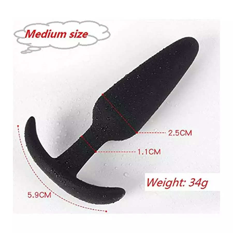 Cone Silicone Training Kit, DINGUS Three Different Sizes Silicone Cone Plug Training kit, Beginner to Advanced User Horn Base, L