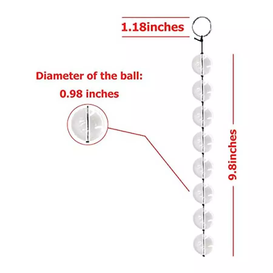 Sex Toys Anal Beads Anal Plug Butt Plug Anal Training Beads Plug Trainer Anal Play Beads Anal Chain Transparent Glass Crystal