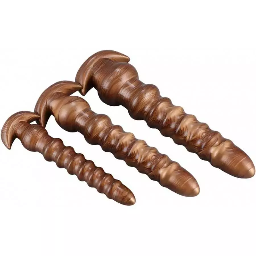 Anal Beads Butt Plugs Beginners Anal Plug Trainer Kit with Narrow Flared Base for Comfortable Long-Term Wear G-spot Stimulation 