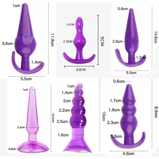 BAIWANg 17 in 1 Anal Plug Set Pleasure Plug Toy for Women Men Butt Plugs Stick Beginner Training Kit Anales Beads, Multicolor, X BAIWANg 17 in 1 Anal Plug Set Pleasure Plug Toy for Women Men Butt Plugs Stick Beginner Training Kit Anales Beads, Multicolor, X