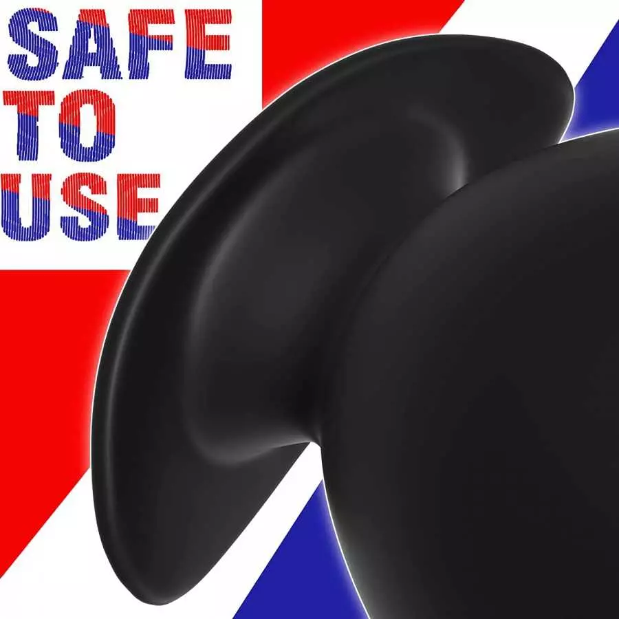 MEBAULT Anal Plug Butt Plug with Safe Curved Base Prostate Massager Dilator Sex Toy for Men Women Masturbation (L)