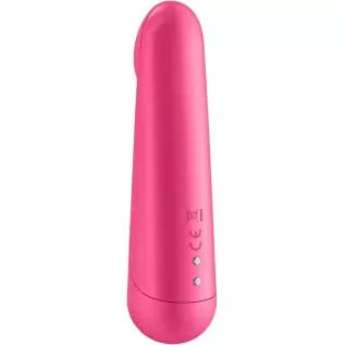 Satisfyer Ultra Power Bullet 3 Mini Bullet Vibrator - Clitoral Stimulator, Personal Massager, Flat Beveled Tip - Portable, Water