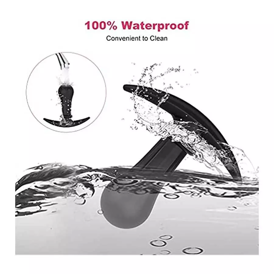 UTIMI Inflatable Butt Plug with Detachable Needle & Anal Sex Toys for Man and Women, Steel Ball Included