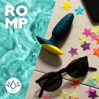 ROMP Bass Vibrating Butt Plug - 4 Inch Silicone Anal Plug for Men Women Couples - 6 Intensity Levels for Prostate Stimulation - 