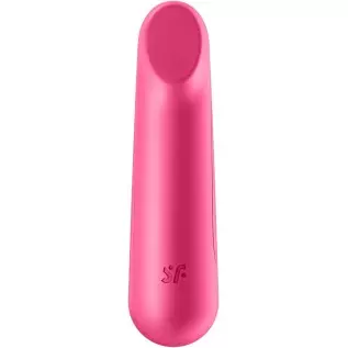 Satisfyer Ultra Power Bullet 3 Mini Bullet Vibrator - Clitoral Stimulator, Personal Massager, Flat Beveled Tip - Portable, Water