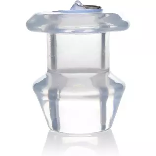 Master Series Ass Bung Clear Hollow Anal Dilator 4.1", Extra Large