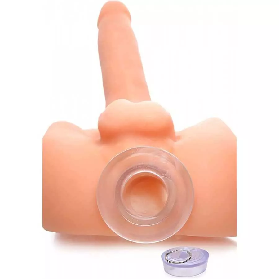 Master Series Ass Bung Clear Hollow Anal Dilator 4.1", Extra Large