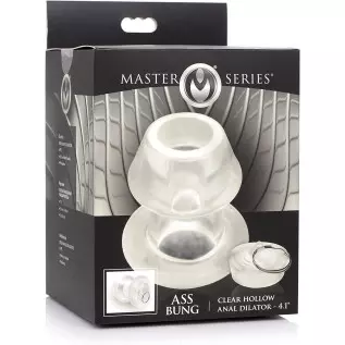 Master Series Ass Bung Clear Hollow Anal Dilator 4.1", Extra Large Master Series Ass Bung Clear Hollow Anal Dilator 4.1", Extra Large