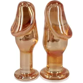 Eastern Delights Glass Pleasure Penis Wand Dildo, Anal Sex Toy Butt Plugs (S) Eastern Delights Glass Pleasure Penis Wand Dildo, Anal Sex Toy Butt Plugs (S)