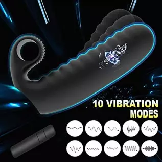 G Spot Finger Vibrator with Bullet, Adult Toys with 10 Modes Powerful Vibration Stimulator Nipples, Sex Toy for Female or Couple G Spot Finger Vibrator with Bullet, Adult Toys with 10 Modes Powerful Vibration Stimulator Nipples, Sex Toy for Female or Couple