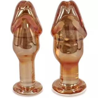 Eastern Delights Glass Pleasure Penis Wand Dildo, Anal Sex Toy Butt Plugs (S) Eastern Delights Glass Pleasure Penis Wand Dildo, Anal Sex Toy Butt Plugs (S)