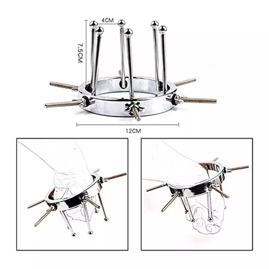 BAIWang Anal Sex Toys Stainless Steel Butt Plug Anal BDSM Anal, 1.0 Count