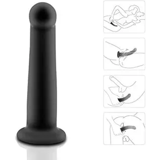 FST Anal Plug Trainer Kit,3 Piece Strap-on Harness Dildos with Strong Suction Cup Prostate Massage G-Spot Stimulation Butt Plug 