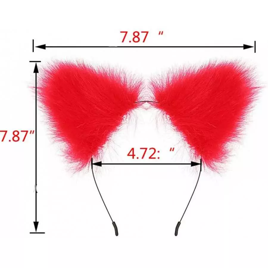 Women's Fetish Restraint BDSM Faux Fur Cat Ears Hair Anal Plug Tail Sex Toys for SM Cospaly Party Accessory (Pink) Women's Fetish Restraint BDSM Faux Fur Cat Ears Hair Anal Plug Tail Sex Toys for SM Cospaly Party Accessory (Pink)
