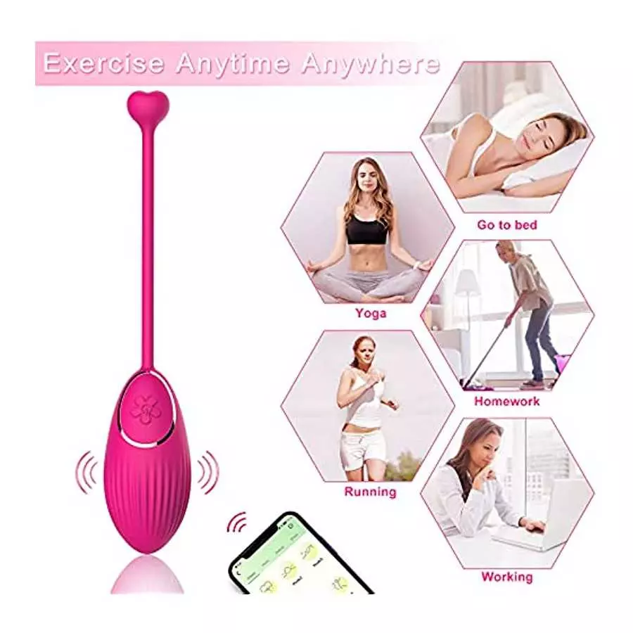 Remote Control Vibrator, Couple Vibrator with 10 Frequencies and APP Control, Waterproof & Rechargeable G spot Clitoral Stimulat