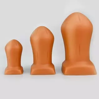 Ultra Soft Anal Plug, Liquid Silicone Butt Plug with Strong Suction Cup Base, G-spot Stimulation Vaginal Massage Prostate Mastur