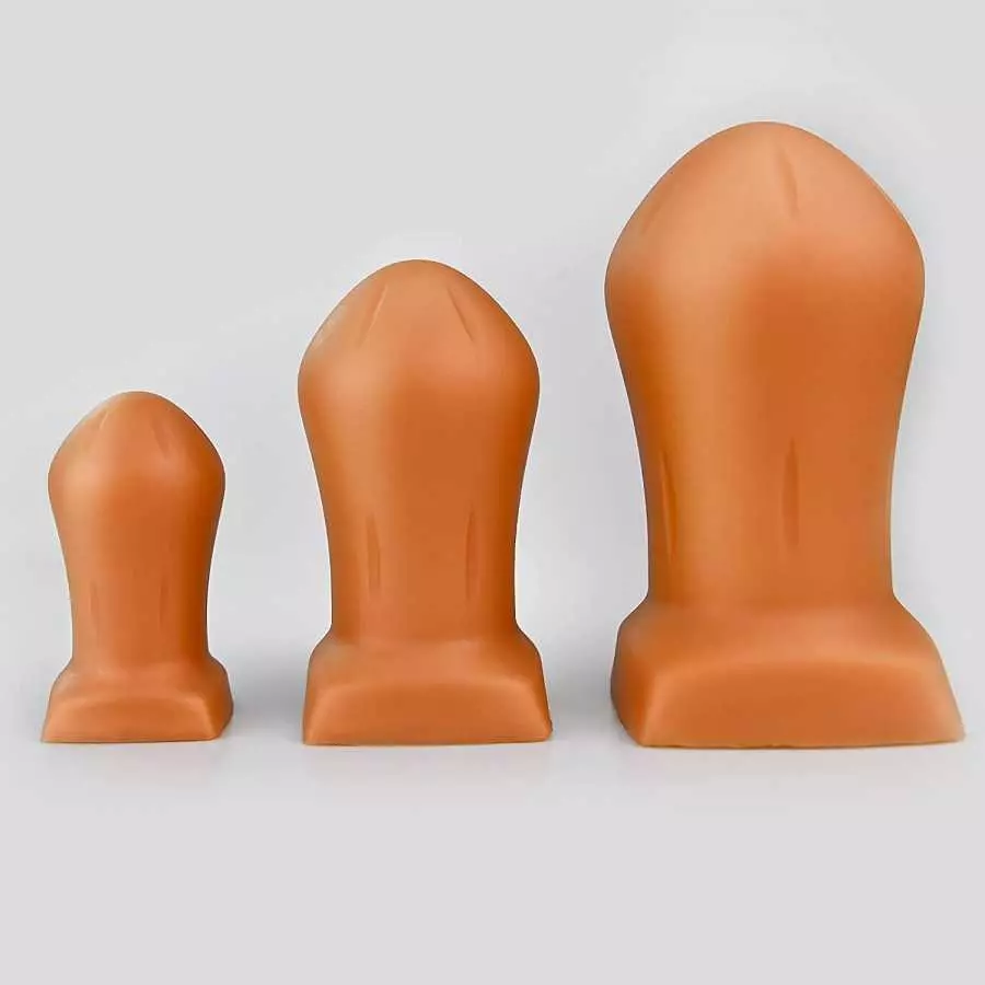 Ultra Soft Anal Plug, Liquid Silicone Butt Plug with Strong Suction Cup Base, G-spot Stimulation Vaginal Massage Prostate Mastur