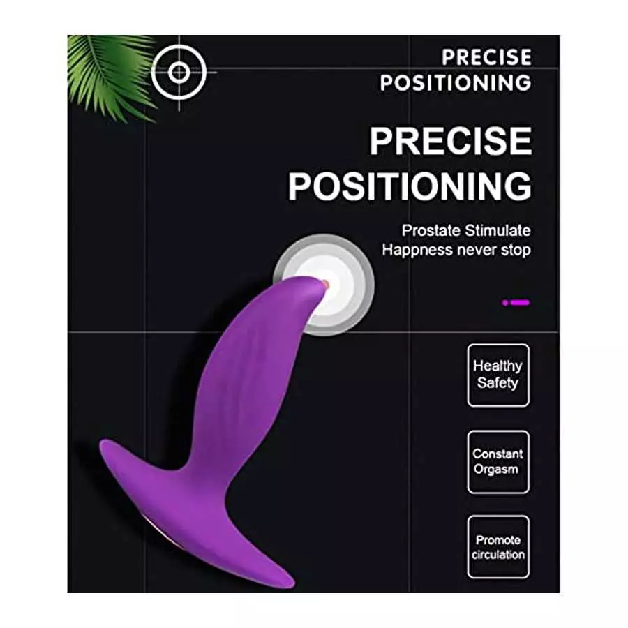 Anal Wearable Vibrators with 12 Modes for Male Masturbation Personal Massager Butt Plugs G Spot Vibrator Adults Sex Toys for Men