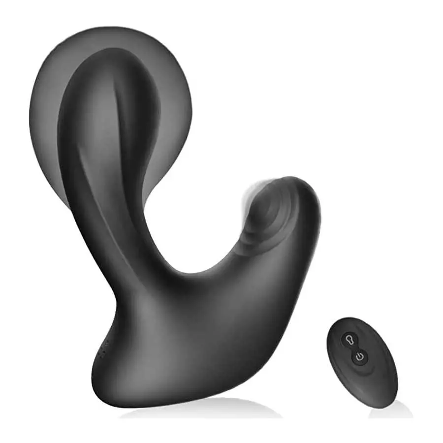 Automatic Inflatable Anal Vibrator with self-inflatable prostate massager, two-headed massage vibration and flapping, inflatable Automatic Inflatable Anal Vibrator with self-inflatable prostate massager, two-headed massage vibration and flapping, inflatable