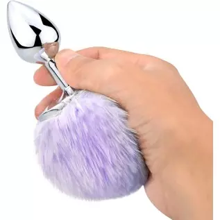 FST Anal Plug Trainer with Imitation Fluffy Bunny Tail, Stainless Steel Butt Plug Role Play Anal Sex Toys for Men Women Couples FST Anal Plug Trainer with Imitation Fluffy Bunny Tail, Stainless Steel Butt Plug Role Play Anal Sex Toys for Men Women Couples