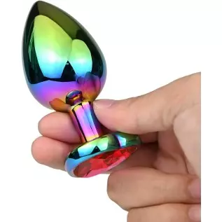 Anal Plugs 3PCS Anal Trainer Set Colorful Metal Butt Plug Heart Shape Jewelry Anal Sex Toys for Beginners Advanced Users Sex Fac