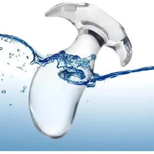 Soft Anal Plugs with Safety Base, Transparent Flexible Butt Plug Prostate Massage G-spot Stimulation Trainer with Round Unique T Soft Anal Plugs with Safety Base, Transparent Flexible Butt Plug Prostate Massage G-spot Stimulation Trainer with Round Unique T