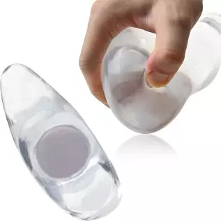 Soft Anal Plugs with Safety Base, Transparent Flexible Butt Plug Prostate Massage G-spot Stimulation Trainer with Round Unique T Soft Anal Plugs with Safety Base, Transparent Flexible Butt Plug Prostate Massage G-spot Stimulation Trainer with Round Unique T