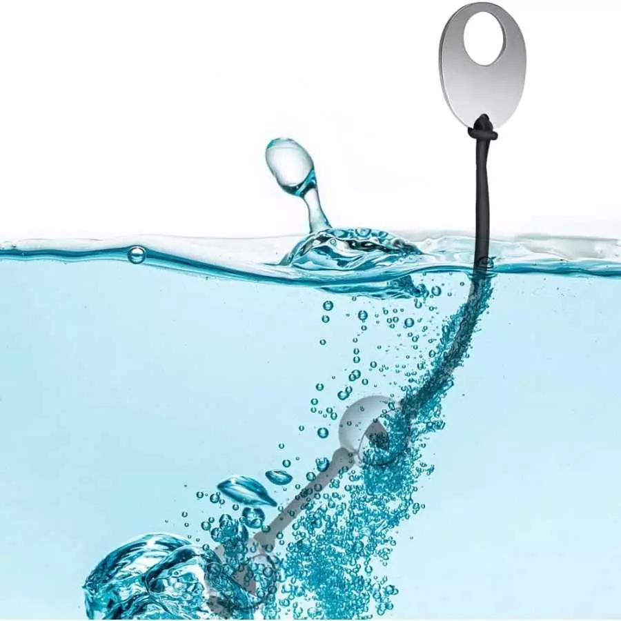 Anal Beads Anal Butt Plug with Stainless Steel Balls and Safe O Pull Ring Silicone Strap Anal Chain Anal Plug for Men Women G Sp