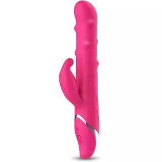 Vibrator Sex Toy Inflatable Butt Plug Rechargeable Silicone Vibrating Massager with 7 Vibrating&Expand Modes for Vagina Anus Exp