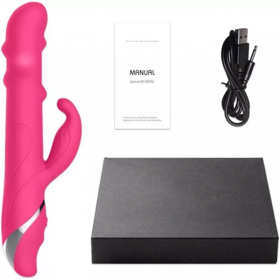 Vibrator Sex Toy Inflatable Butt Plug Rechargeable Silicone Vibrating Massager with 7 Vibrating&Expand Modes for Vagina Anus Exp