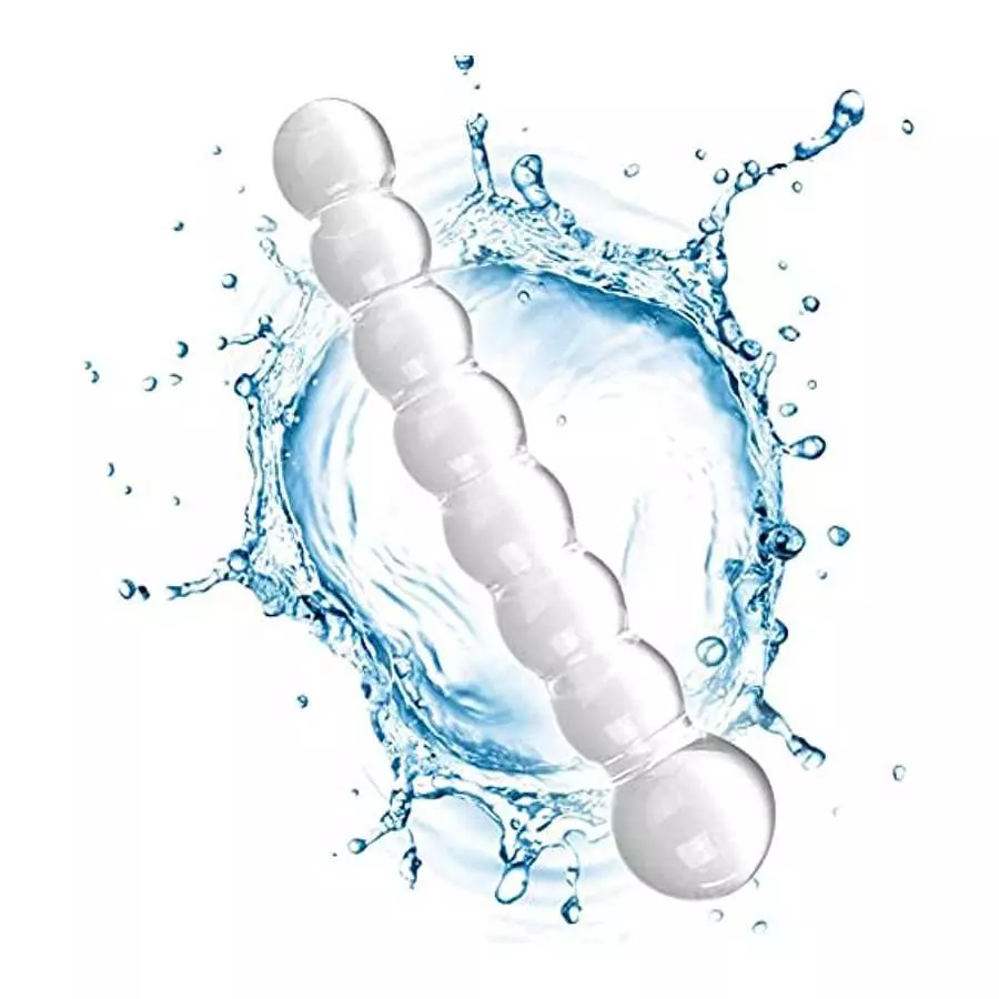 Glass Dildo, Crystal G Spot Stimulation Pleasure Wand Penis Anal Sex Toys for Couple Women Romi