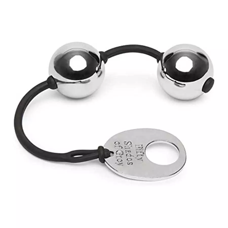 Fifty Shades of Grey Inner Goddess Silver Pleasure Balls - Exercise Kegel Balls for Women - 221g