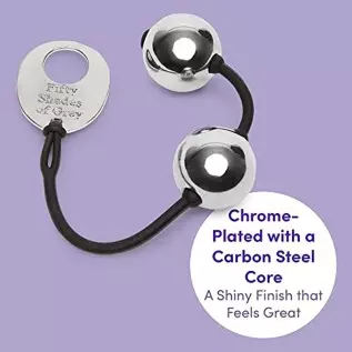 Fifty Shades of Grey Inner Goddess Silver Pleasure Balls - Exercise Kegel Balls for Women - 221g