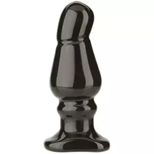 Doc Johnson Titanmen - Master Tool #5 - Angled Wide Plug - 6.5 in. Long and 2.5 in. Wide - Prostate Stimulating Anal Toy - Butt 