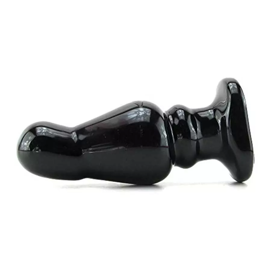 Doc Johnson Titanmen - Master Tool #5 - Angled Wide Plug - 6.5 in. Long and 2.5 in. Wide - Prostate Stimulating Anal Toy - Butt 