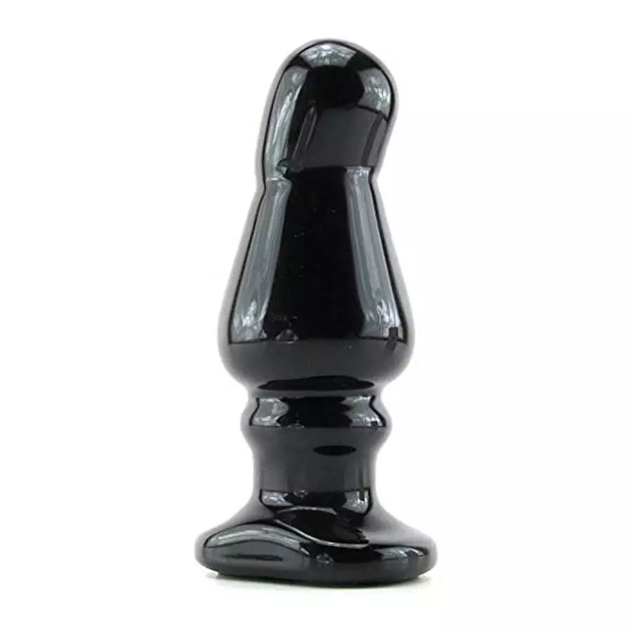 Doc Johnson Titanmen - Master Tool #5 - Angled Wide Plug - 6.5 in. Long and 2.5 in. Wide - Prostate Stimulating Anal Toy - Butt 