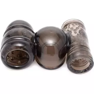 Master Series Thunder Stroke 2 in 1 Wand Masturbation Attachment, Black Master Series Thunder Stroke 2 in 1 Wand Masturbation Attachment, Black