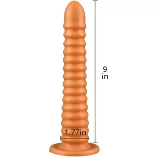 Silicone Anal Plug & Butt Plugs Training Stimulation for Beginners Advanced Users with Strong Suction Cup, Women Men Masturbatio