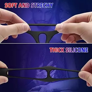 Diweit Prostate Massager Anal Vibrator with 3 in 1 Dual Motor Control 10 Vibration Modes Dual Penis Ring G-spot Vibrator with Re