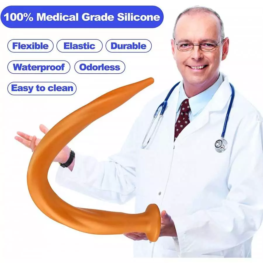 Sexy Toys, 25inchs Butt Plug with Strong Suction Cup/Medical Silicone Sensuality Anal Toys/Prostate Massage Anus Dilator Anal Ba