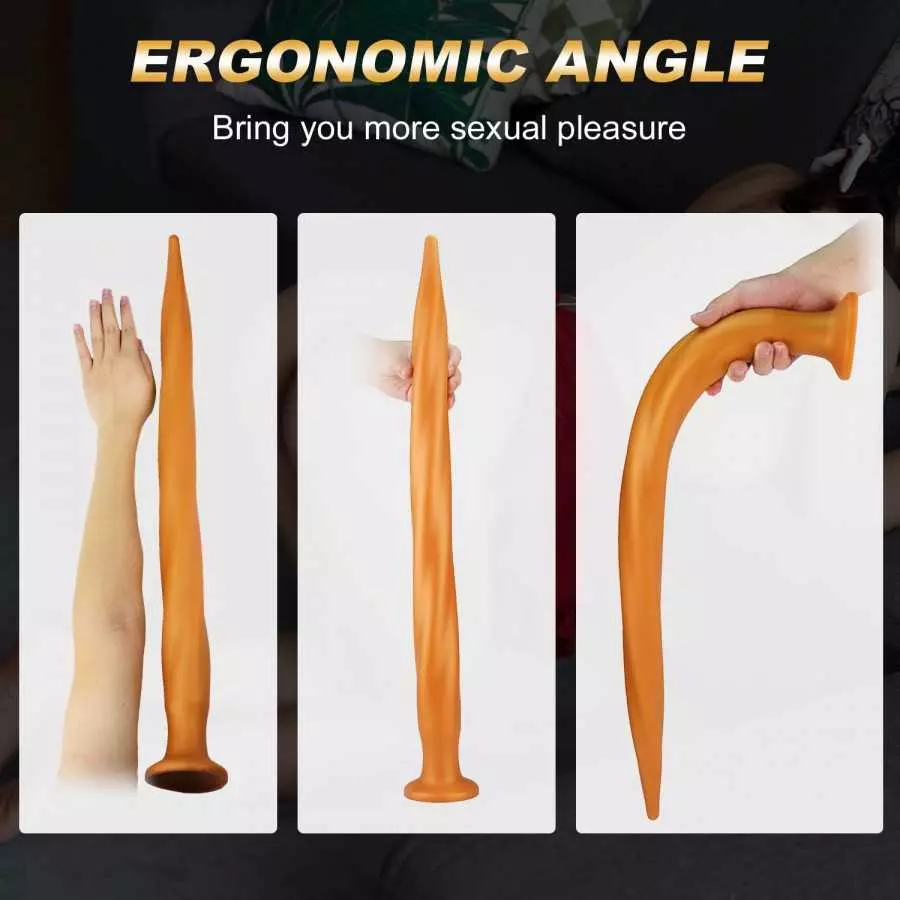 Sexy Toys, 25inchs Butt Plug with Strong Suction Cup/Medical Silicone Sensuality Anal Toys/Prostate Massage Anus Dilator Anal Ba