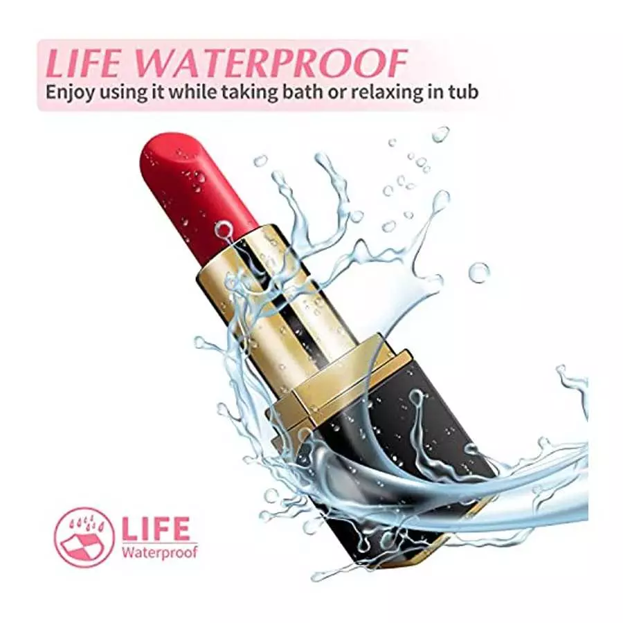 Bullet Vibrator, Mini Lipstick Clitorial Stimulation Toys, Rechargeable Waterproof G Spot Vibrator Sex Toys for Women Couples