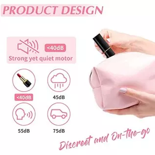 Bullet Vibrator, Mini Lipstick Clitorial Stimulation Toys, Rechargeable Waterproof G Spot Vibrator Sex Toys for Women Couples Bullet Vibrator, Mini Lipstick Clitorial Stimulation Toys, Rechargeable Waterproof G Spot Vibrator Sex Toys for Women Couples