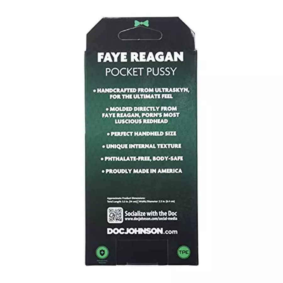 Doc Johnson All Star Porn Stars Faye Reagan Pussy Masturbator, Beige (N8096)