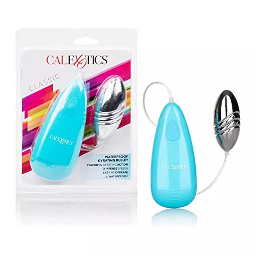 CalExotics Waterproof Gyrating Bullet - Blue