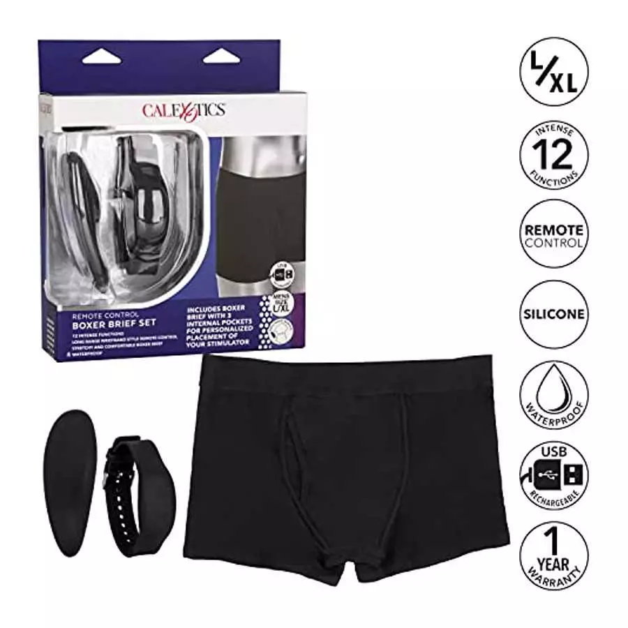 Remote Control Boxer Brief Set – L/XL